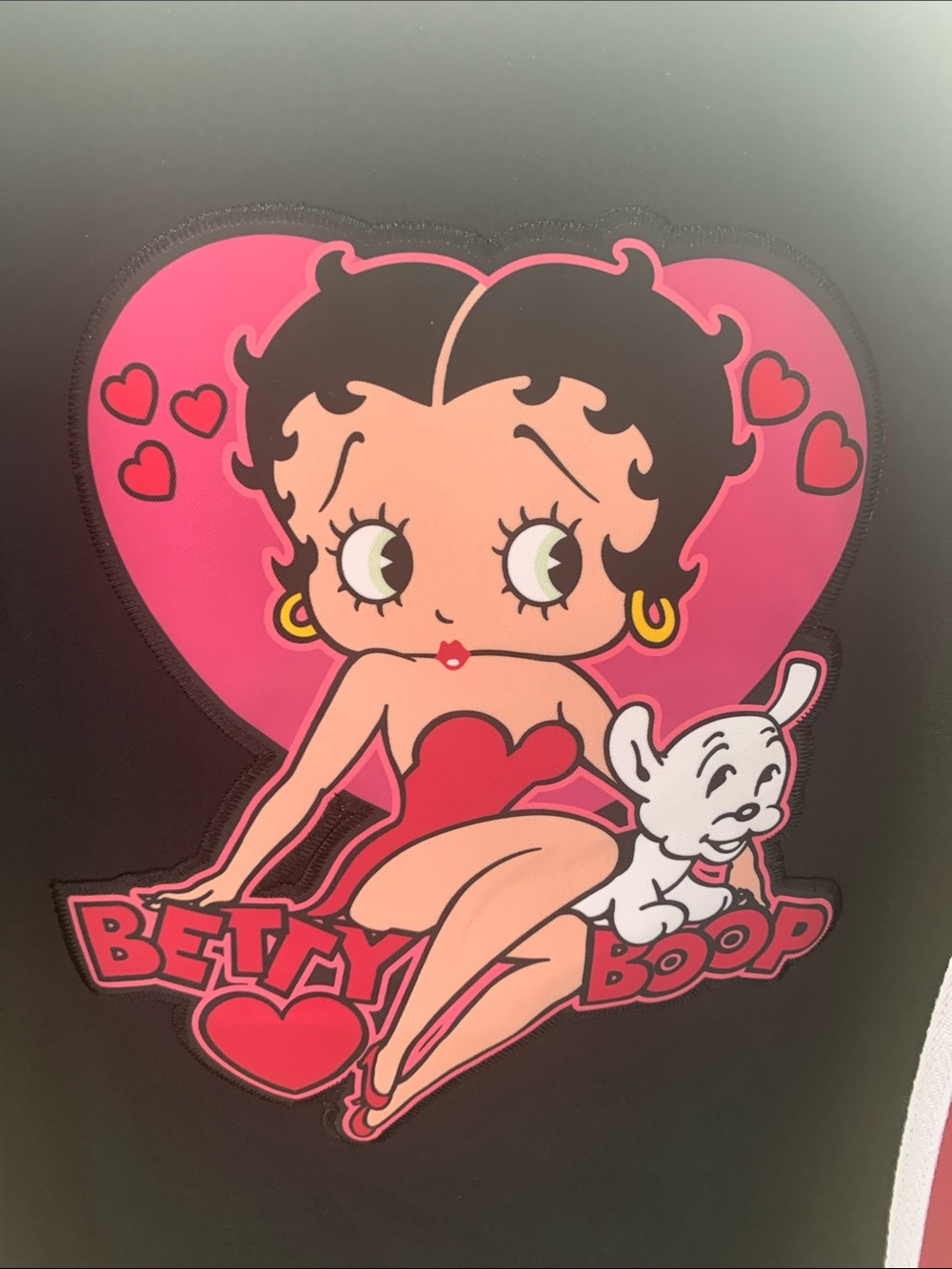 Betty Boop Black & Burgundy Graphic Tank Top Dress! Medium! - Picture 8 of 8